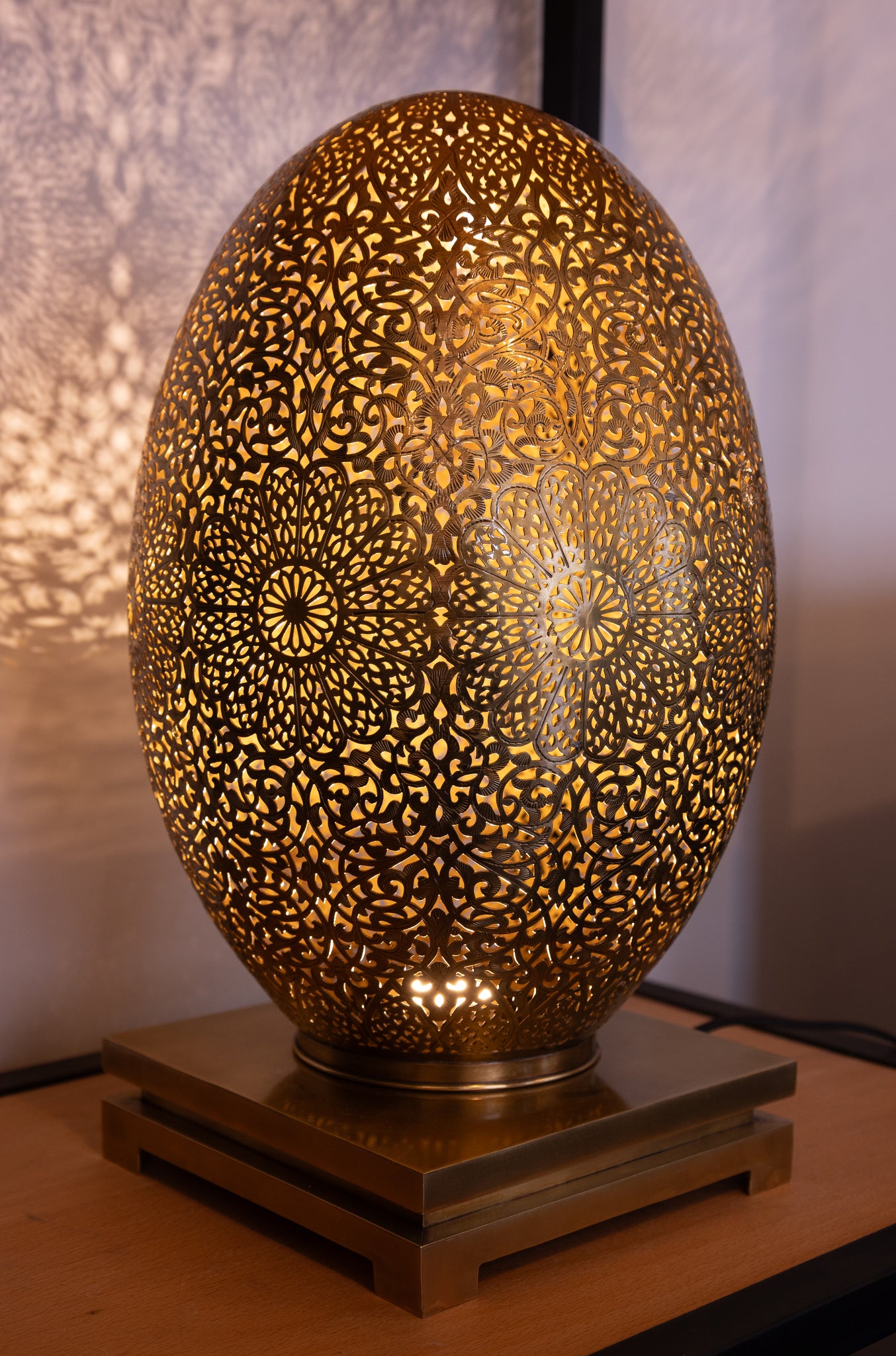 Stehlampe Palais Royal Messing 36cm