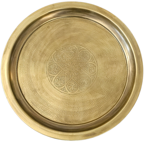 Tray Brass Chiseled