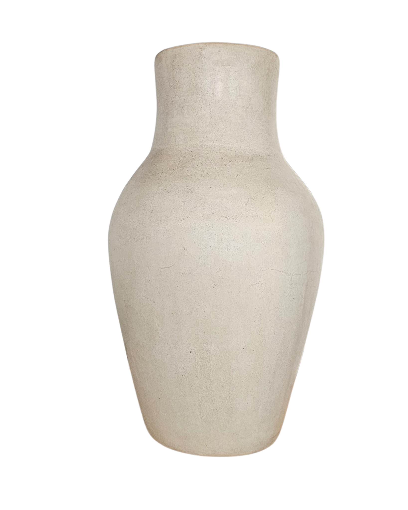 Tadelakt Vase White
