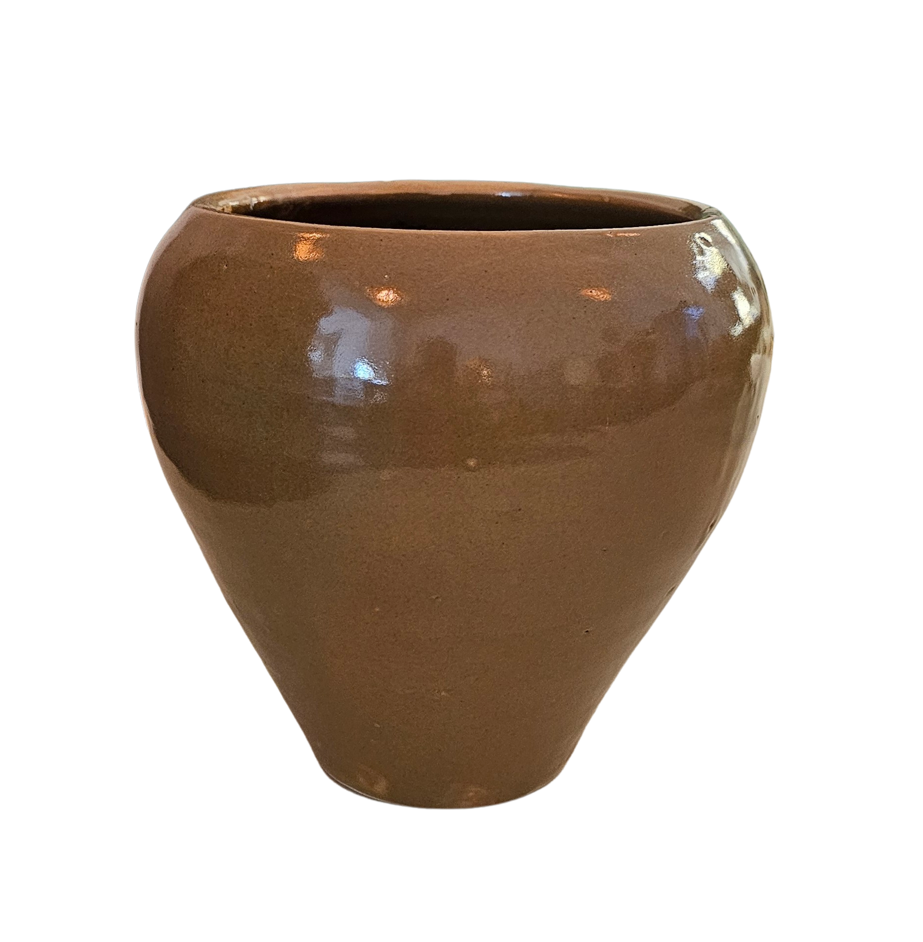 Blumen Übertopf Beige