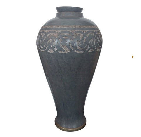 Floor Vase Grey Beltram