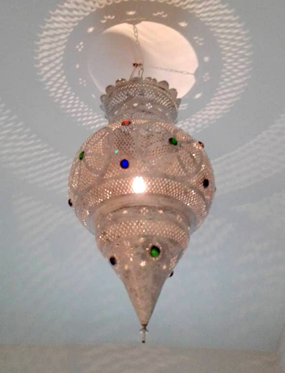 Marokkanische Hängeleuchte "Vintage Pearl" 90cm