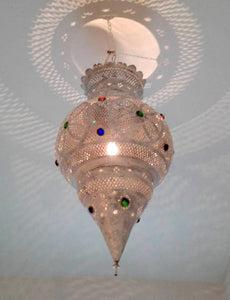 Marokkanische Hängeleuchte "Vintage Pearl" 90cm