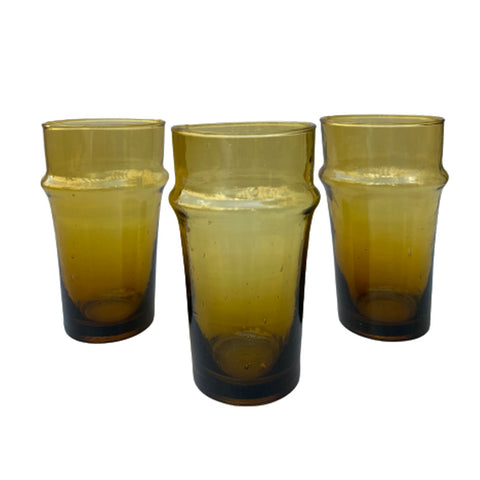 Tee- oder Wasserglas Beldi Bernstein 12,5cm