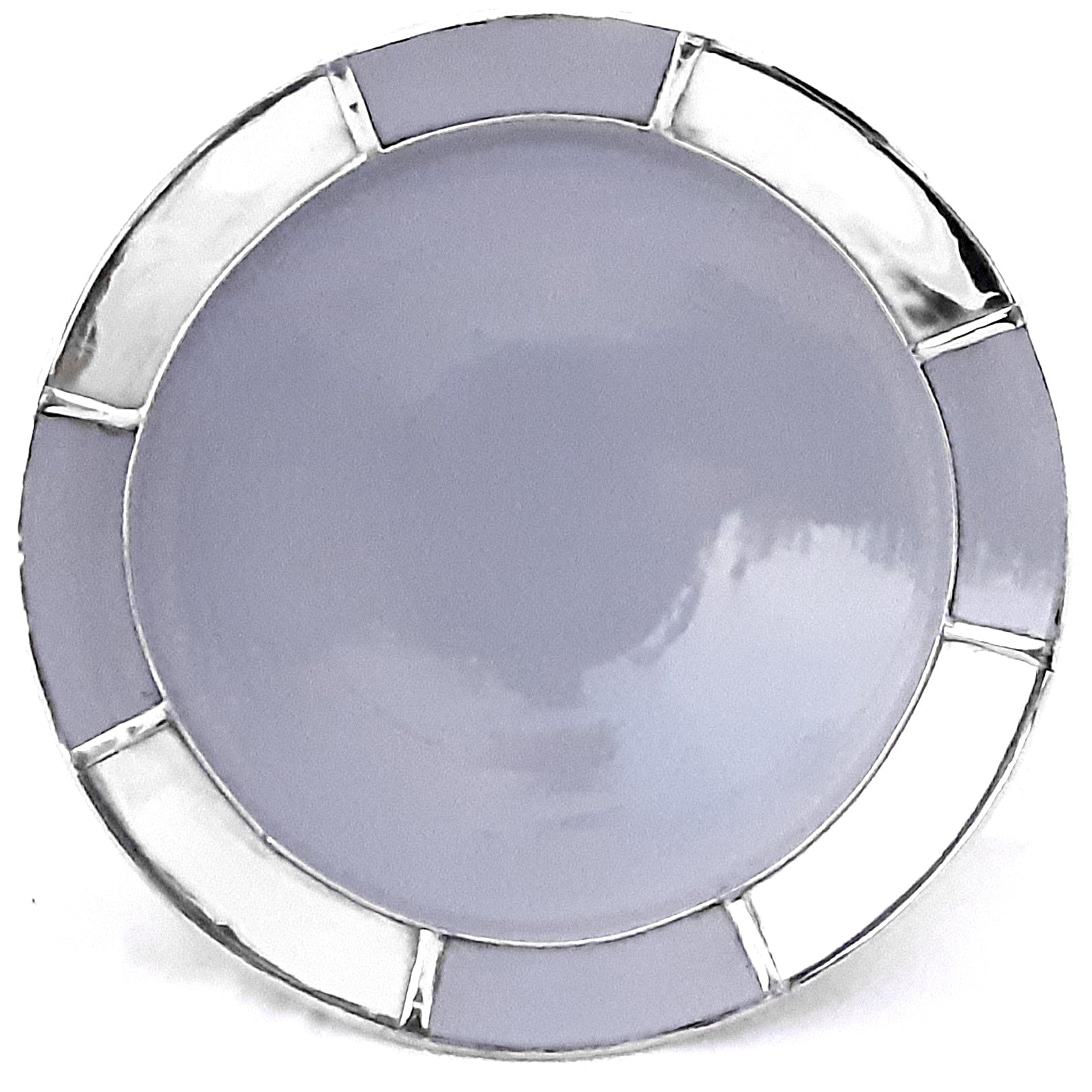 Moroccan plate Aisha | Grey | Ø25cm