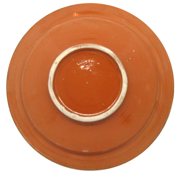 Moroccan plate Aisha | Moss green | Ø22cm